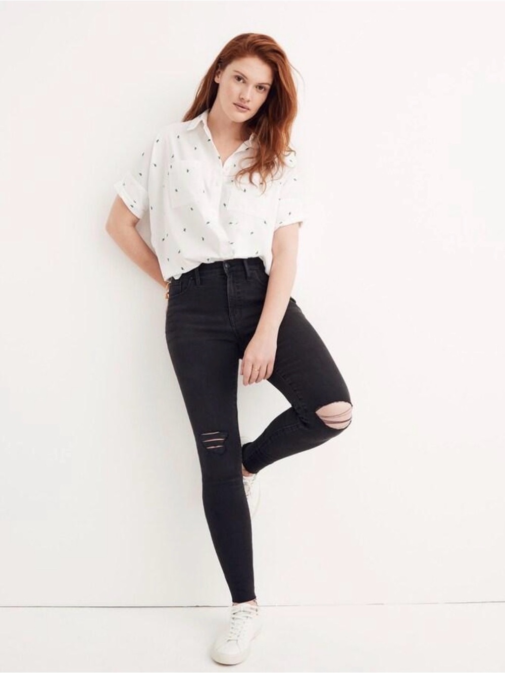 Madewell Skinny Jeans in Charcoal (High Rise Skinny)
